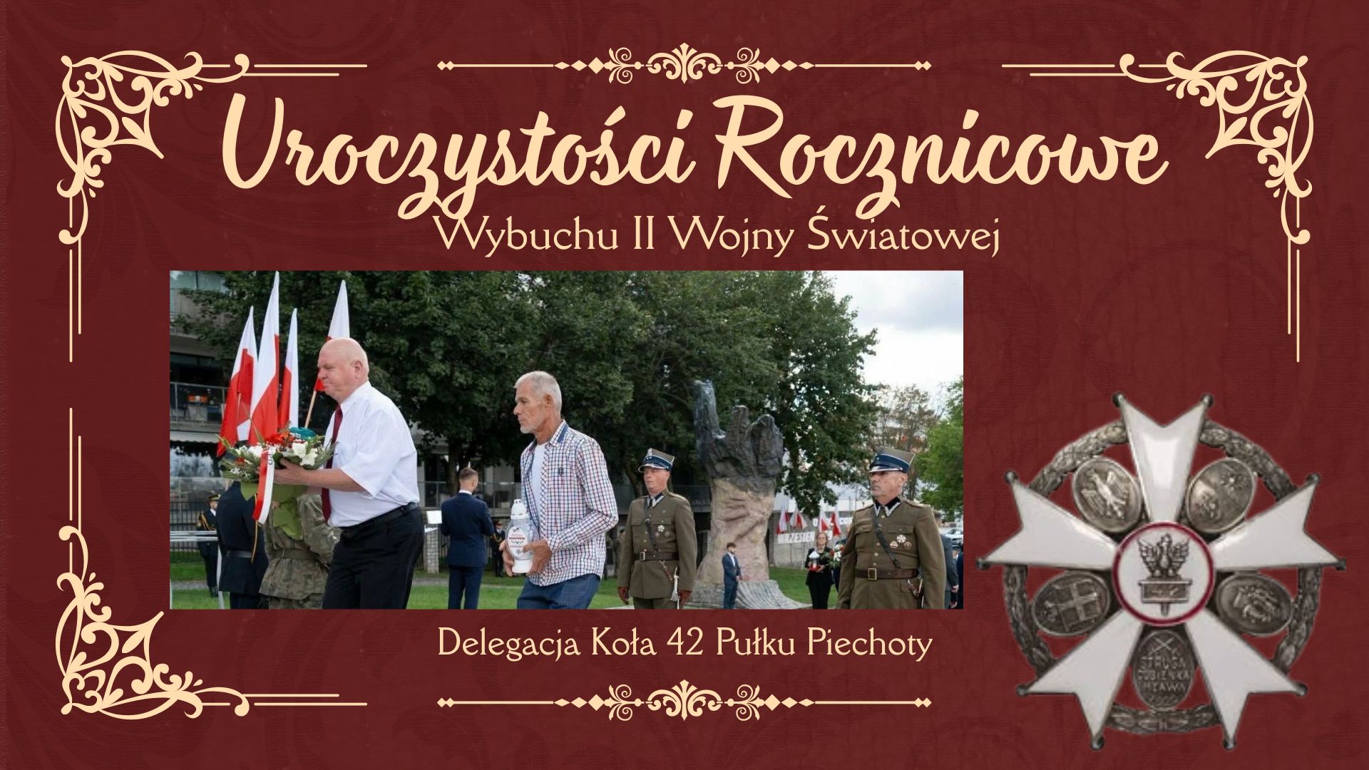 Uroczystości rocznicy wybuchu II Wojny Światowej
